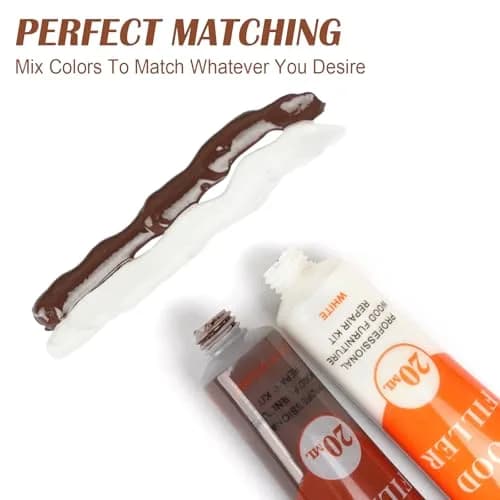 SEISSO 12 Colors Furniture Wood Floor Repair Kit | Scratch Cover & Filler for Wood Surfaces thumbnail 6