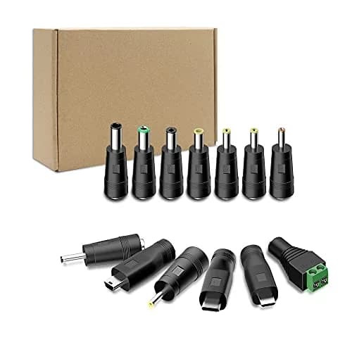 Belker Universal USB to DC 5V Power Cord with 13 Tips | 1.5M Black Cable for 5V Devices thumbnail 8