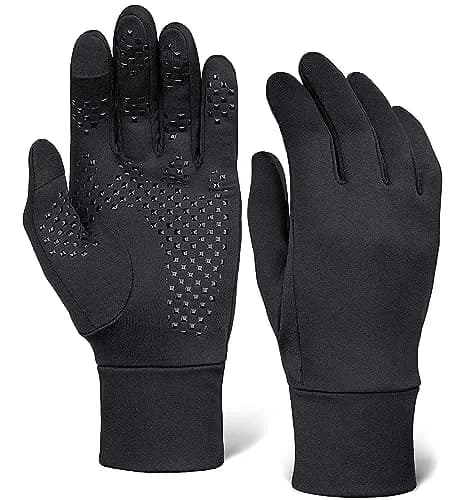 OutdoorEssentials Touchscreen Winter Gloves Black | Unisex Cold Weather Gloves for Men Women thumbnail 1