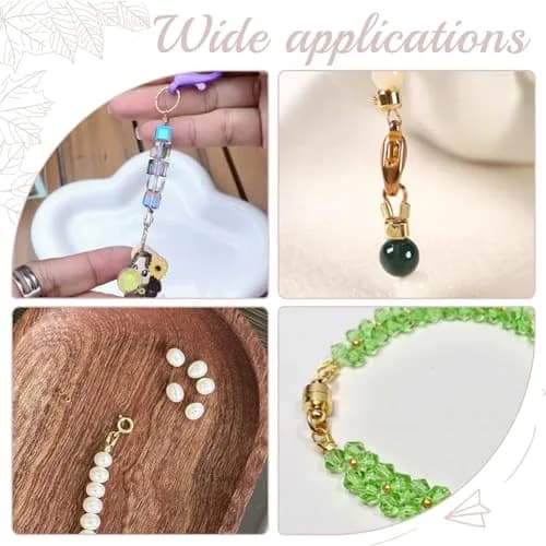PH PandaHall Jewelry Wire Protectors 900pcs Brass Wire Guardians for Jewelry DIY Craft (6 Colors, 4mm x 5mm) thumbnail 6