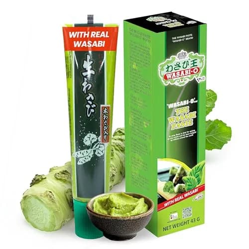 WASABI-O Real Wasabi Paste, Mild Heat | Authentic Japanese Wasabi Root, Squeeze Tube thumbnail 1