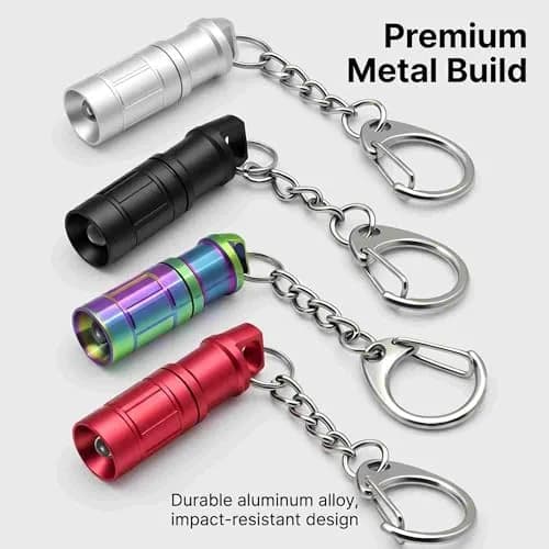 Nitefox e1 Keychain Flashlight 1.3 inch (3.3 cm) | Micro Tiny Light for Everyday Carry thumbnail 8