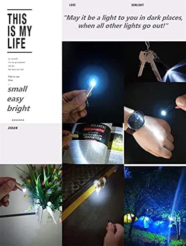 Nitefox e1 Keychain Flashlight 1.3 inch (3.3 cm) | Micro Tiny Light for Everyday Carry thumbnail 5