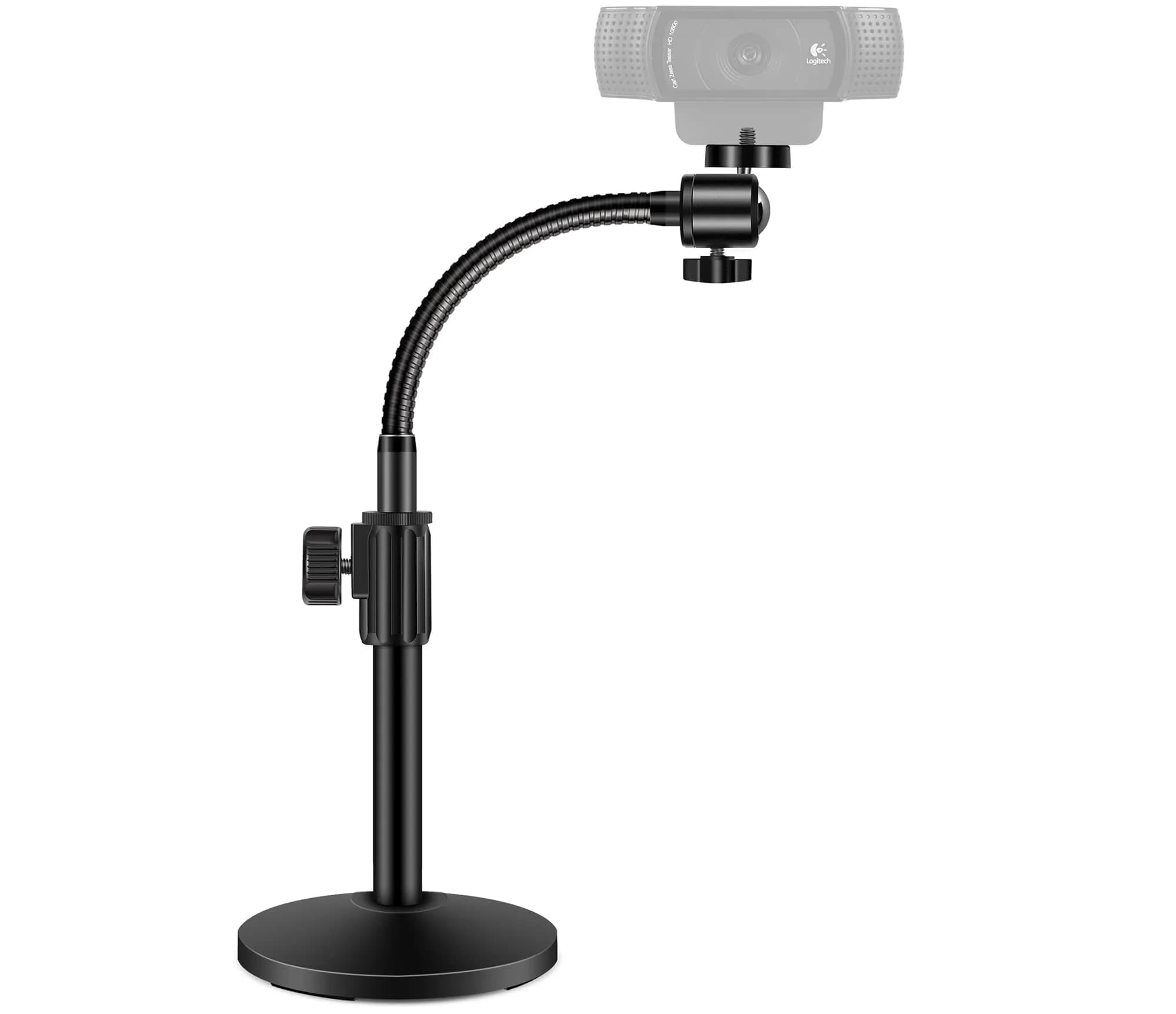 InnoGear Adjustable Webcam Stand with Weighted Base & Gooseneck | 20.9 inch Height (53 cm) - main product image