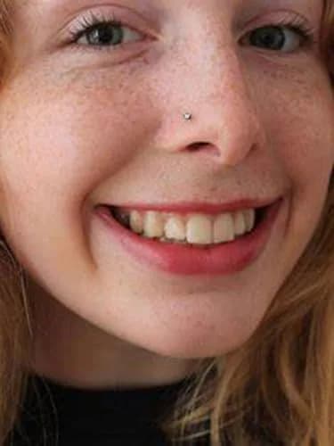 SLVIEKAE Nose Piercing Kit Tool with Cubic Zirconia Stud, White | Single-Use Self Piercing Device (1-Pack) thumbnail 3