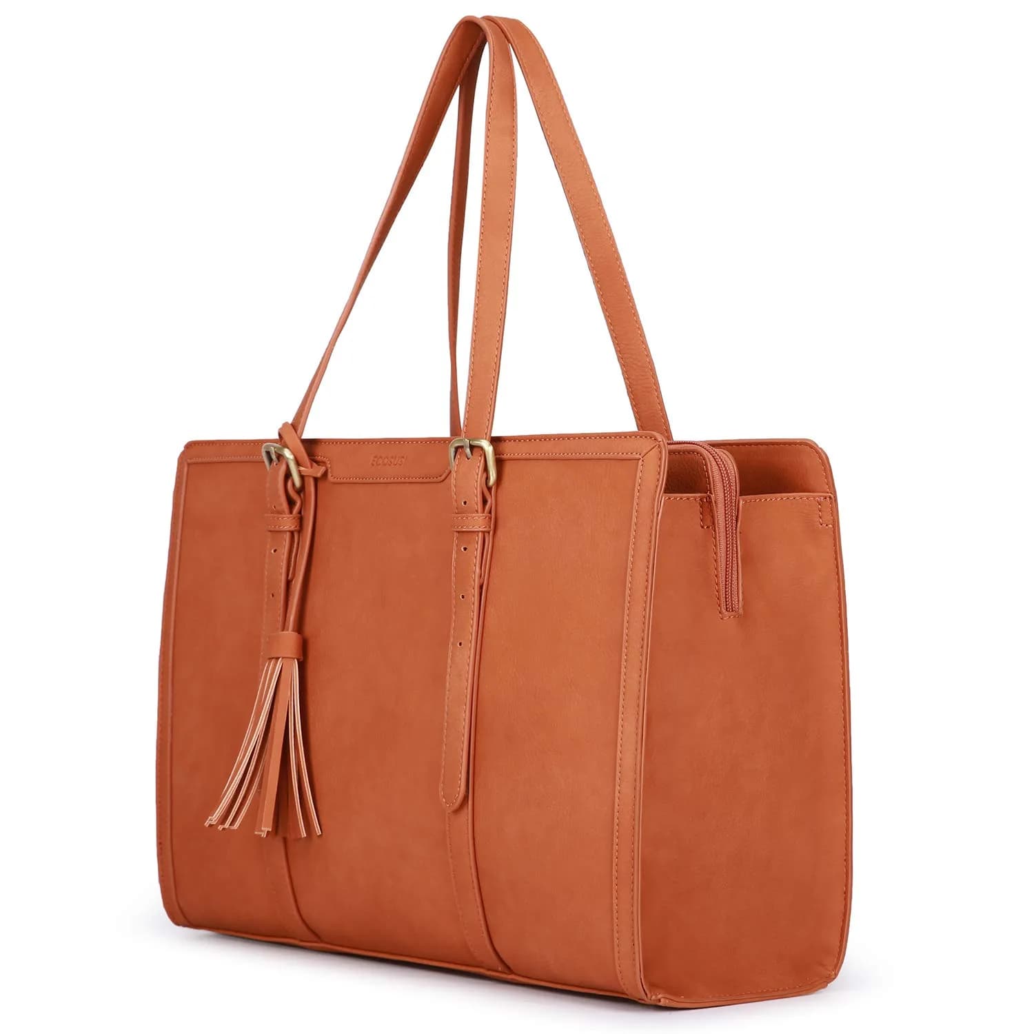 ECOSUSI Laptop Bag for Women 15.6 Inch | Large Capacity with 3 Compartments - main product image