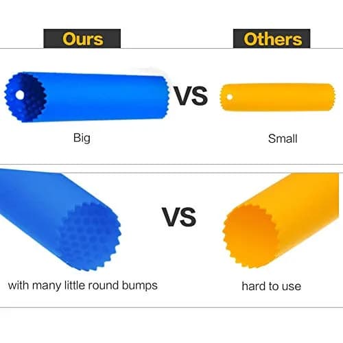 Sinnsally Silicone Garlic Peeler Roller Keeper 5.5 inches (1.4 inches Width) | Easy Quick Garlic Skin Remover thumbnail 5
