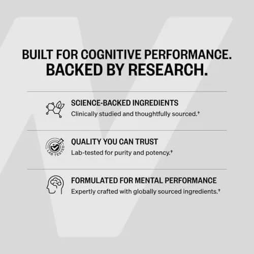 ONNIT Alpha Brain Nootropic Brain Supplement for Focus & Memory, 90 Count | Caffeine-Free Brain Booster for Men & Women thumbnail 4
