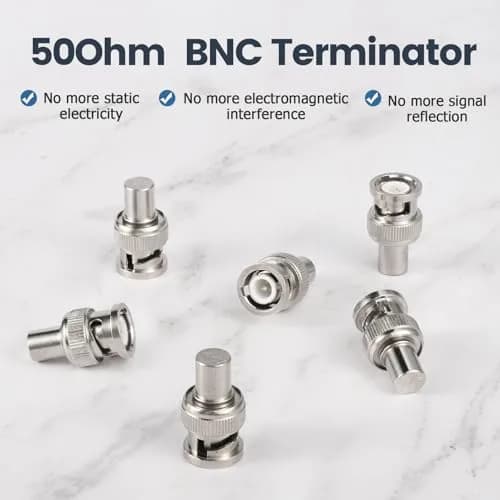 RFAdapter BNC Terminator 50 Ohm Male Cap 2-Pack | Seals Unused Ports thumbnail 3