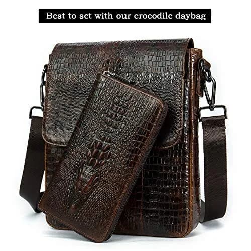 NIUCUNZH Genuine Leather Long Wallet for Men Croco Embossed Checkbook | Elegant & Durable thumbnail 8