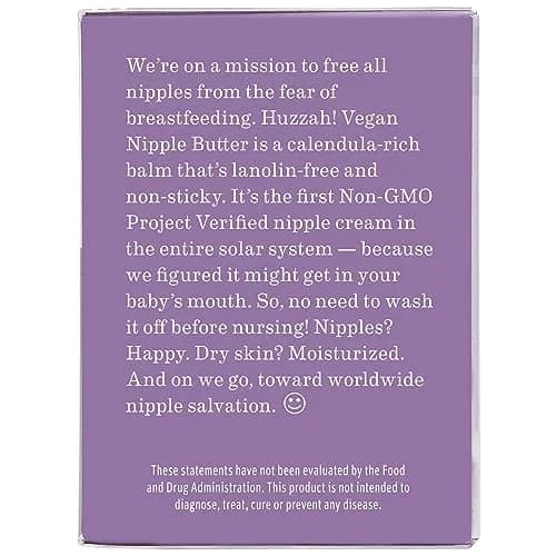 Earth Mama Vegan Nipple Butter | Cruelty-Free Breastfeeding Cream for Nursing Mamas | NO Lanolin, 118ml (4 Fl Oz) thumbnail 7