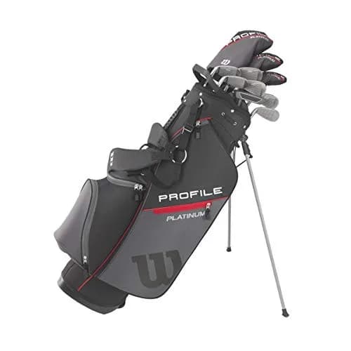 Wilson Golf Profile Platinum Package Set Men's Right Handed Tall Carry | 10-Club Golf Set with Stand Bag thumbnail 1