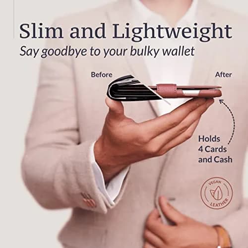 LUPA Legacy Compatible for iPhone 11 Pro Max Wallet Case - Slim Flip Case with Credit Card Holder in Burgundy thumbnail 2