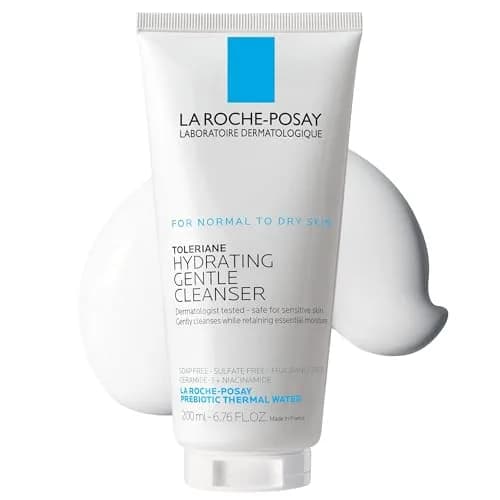La Roche-Posay Toleriane Hydrating Gentle Facial Cleanser 200ml (6.76 Fl Oz) | Dermatologist Tested for Sensitive Skin thumbnail 1