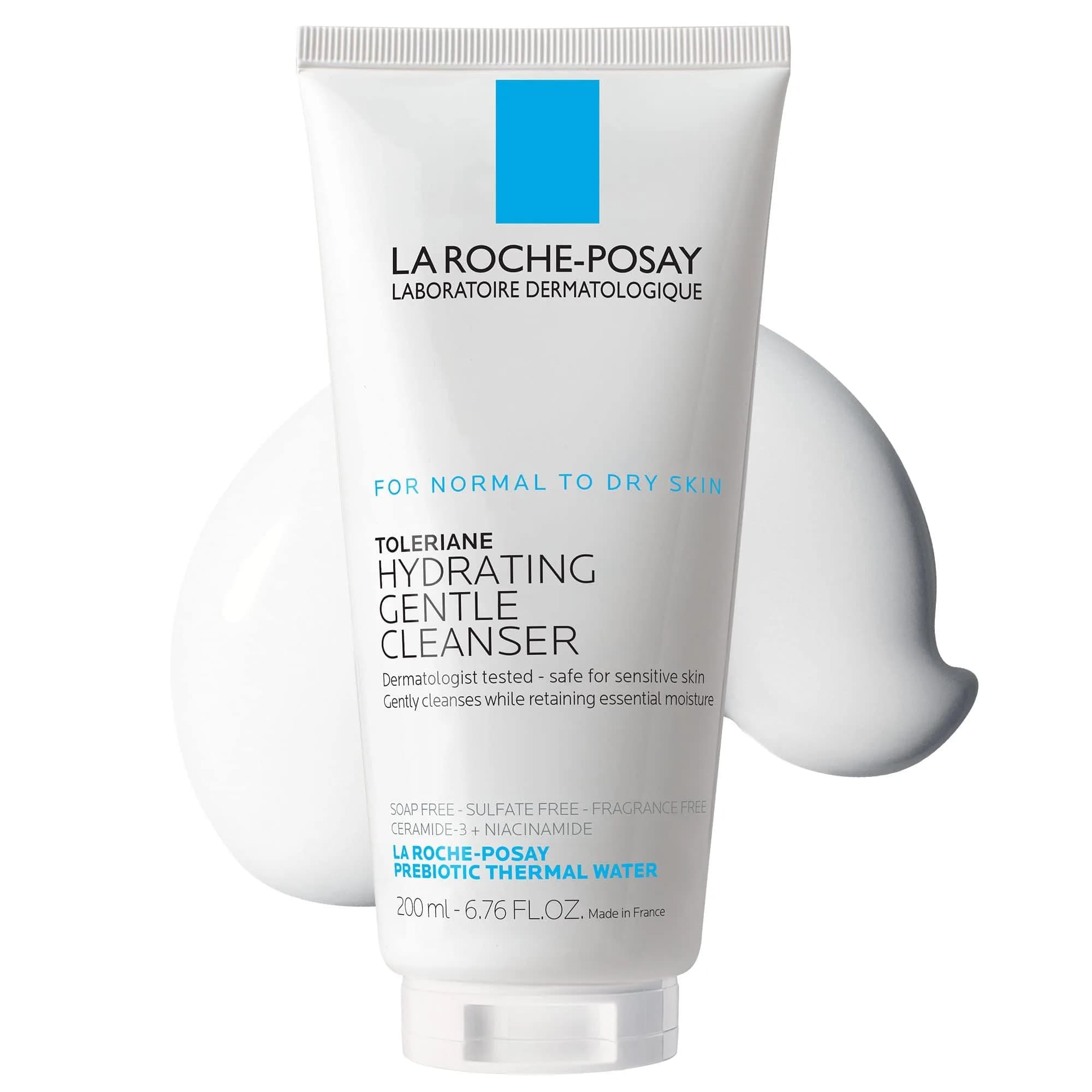 La Roche-Posay Toleriane Gentle Skin Care Set, Hydrating Cleanser & Double Repair Moisturizer | 200ml (7.44 Fl Oz) — 200 ml