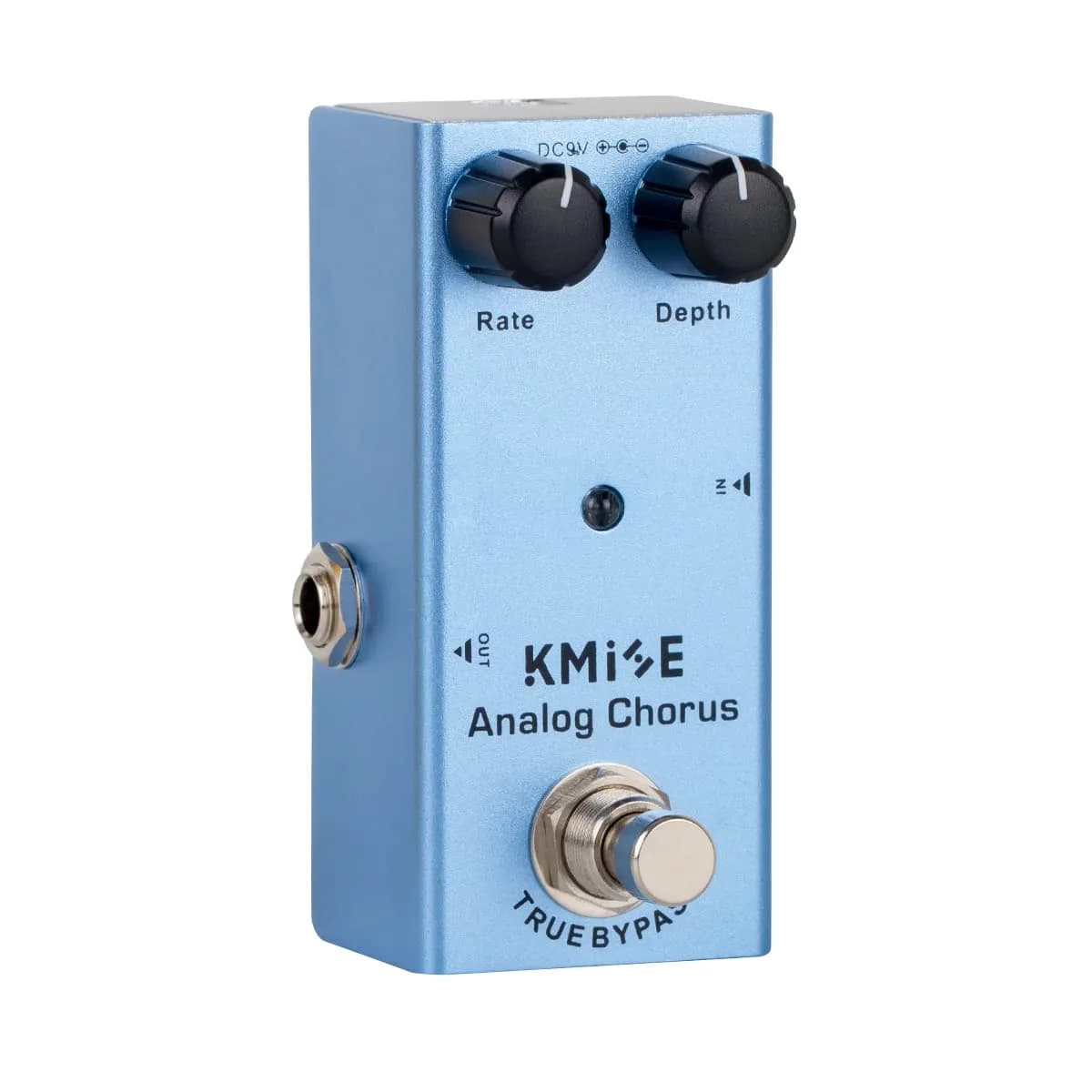 lotmusic Kmise Crunch Distortion Electric Guitar Effects Pedal | 9V True Bypass, 3 Modes, Noise Reduction — Analog Chorus