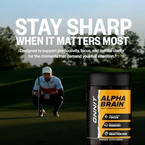 ONNIT Alpha Brain Nootropic Brain Supplement for Focus & Memory, 30 Count | Cognitive Support for Men & Women thumbnail 2