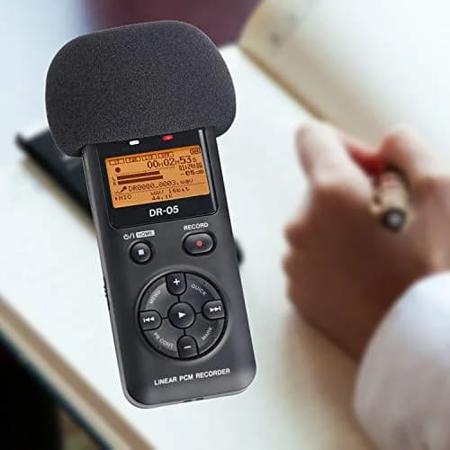 YOUSHARES Windscreen Muff & Foam for Tascam DR-05 DR-05X | Indoor Outdoor Mic Cover (2 Pack) thumbnail 6