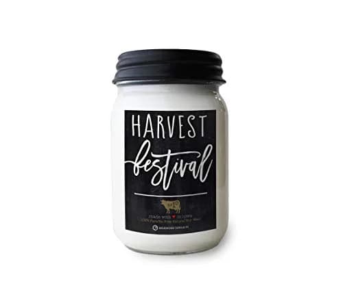 Milkhouse Candle Company Harvest Festival Soy Scented Candle 370ml (13 Oz) | Warm Vanilla Musk Fragrance thumbnail 1