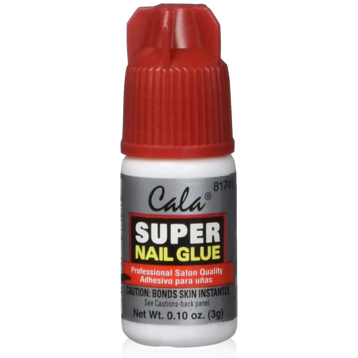 CALA Super Nail Glue 0.10 oz (2.96 ml) | Professional Salon Quality Adhesive