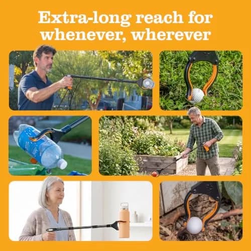 EZPIK Classic 40” Folding Grabber Reacher Tool with Dual Magnets | Heavy Duty Trash Picker for Seniors & Disabled Users thumbnail 9