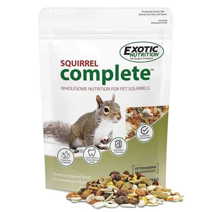 Exotic Nutrition Squirrel Complete Pet Food 1.75 lb (794 g) | Complete Natural Diet for Squirrels & Chipmunks thumbnail 5