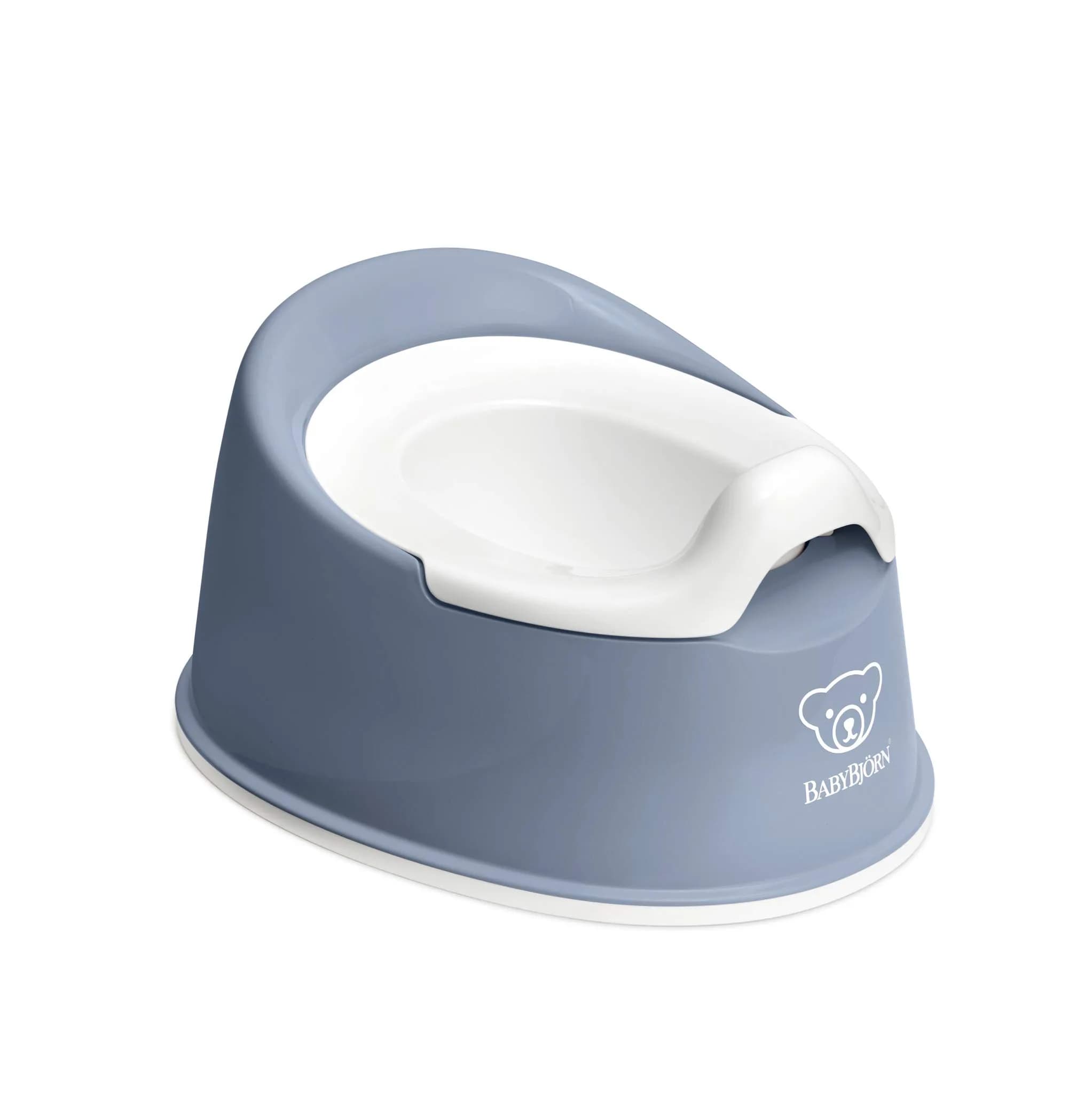 BabyBjörn Smart Potty, Deep Blue/White | Compact, Sturdy & Easy to Clean - main product image