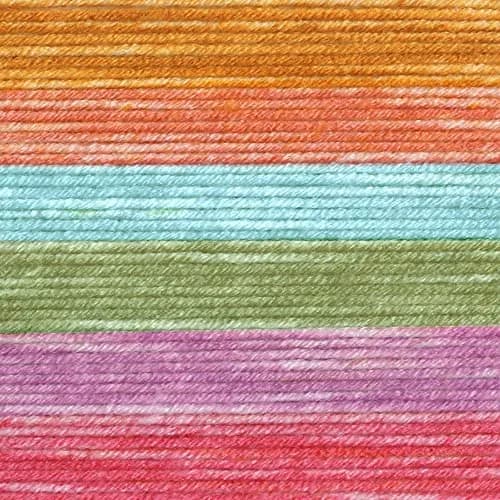 Lion Brand Yarn Mandala Ombré Yarn Tranquil Rainbow Multicolor 315m (344 yd) | Worsted Weight Acrylic for Crochet & Knitting thumbnail 2