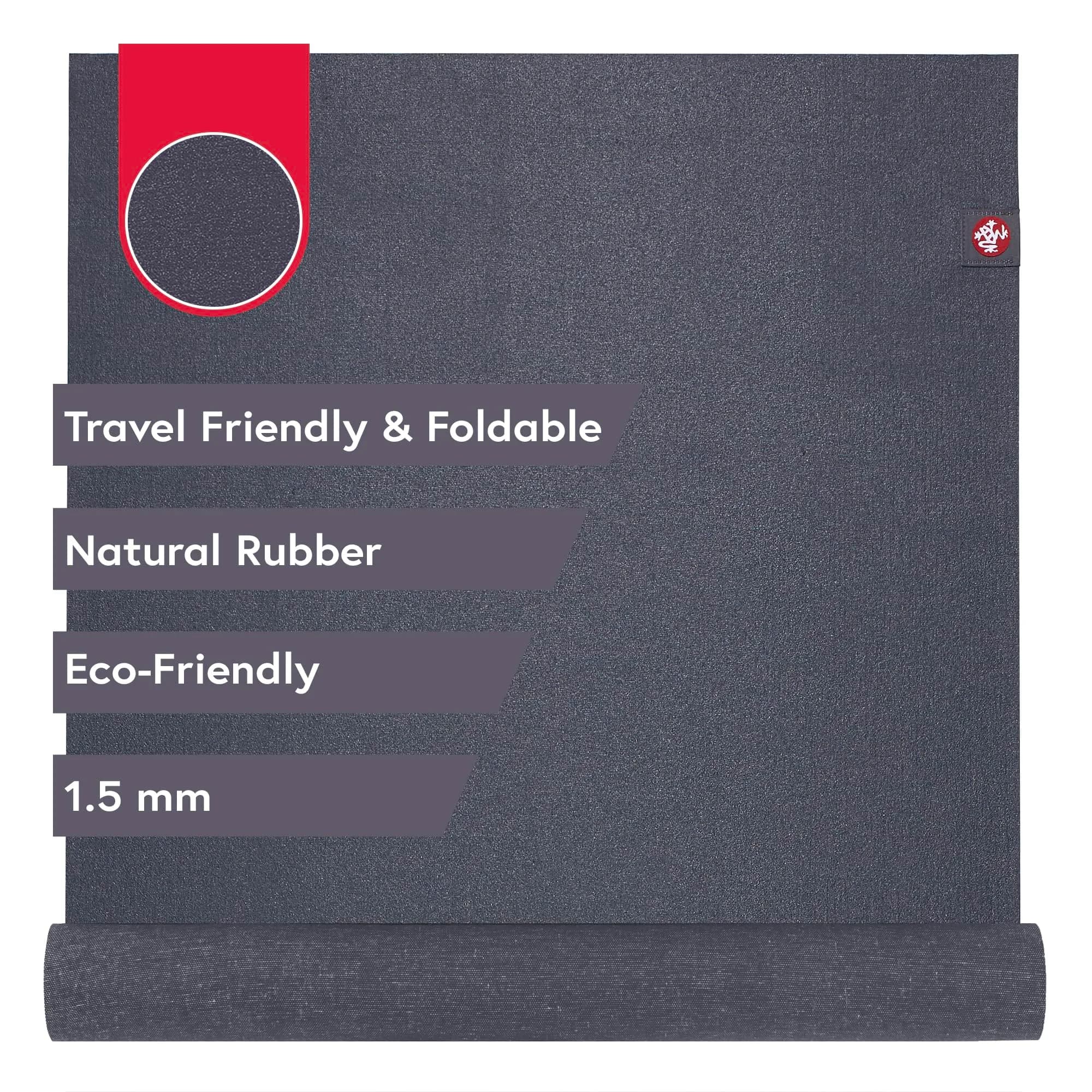 Manduka eKO SuperLite Yoga Mat 71" x 24" (1.5mm) | Natural Rubber Travel Mat - main product image
