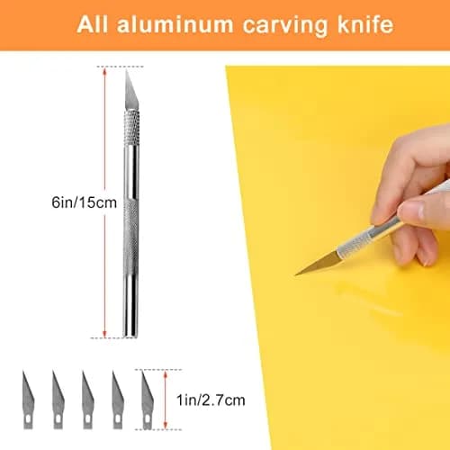 Luxiv 5 Pcs Car Window Tint Application Tool Kit | Film Squeegees Scrapers thumbnail 6