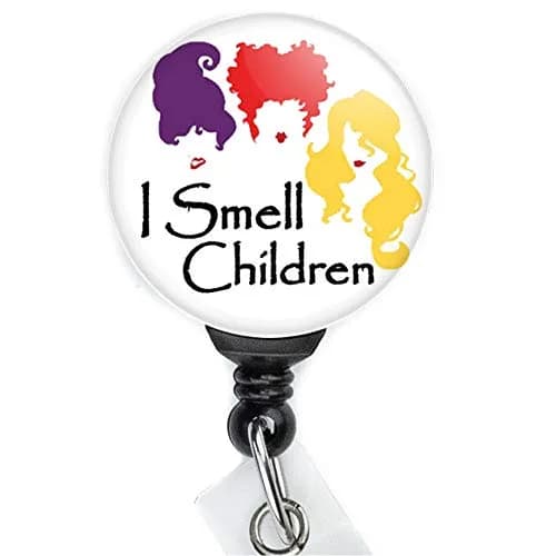 Limeloot Halloween Hocus Pocus Sanderson Sisters Retractable Badge Reel with Swing Clip | 36 Inch Cord thumbnail 1