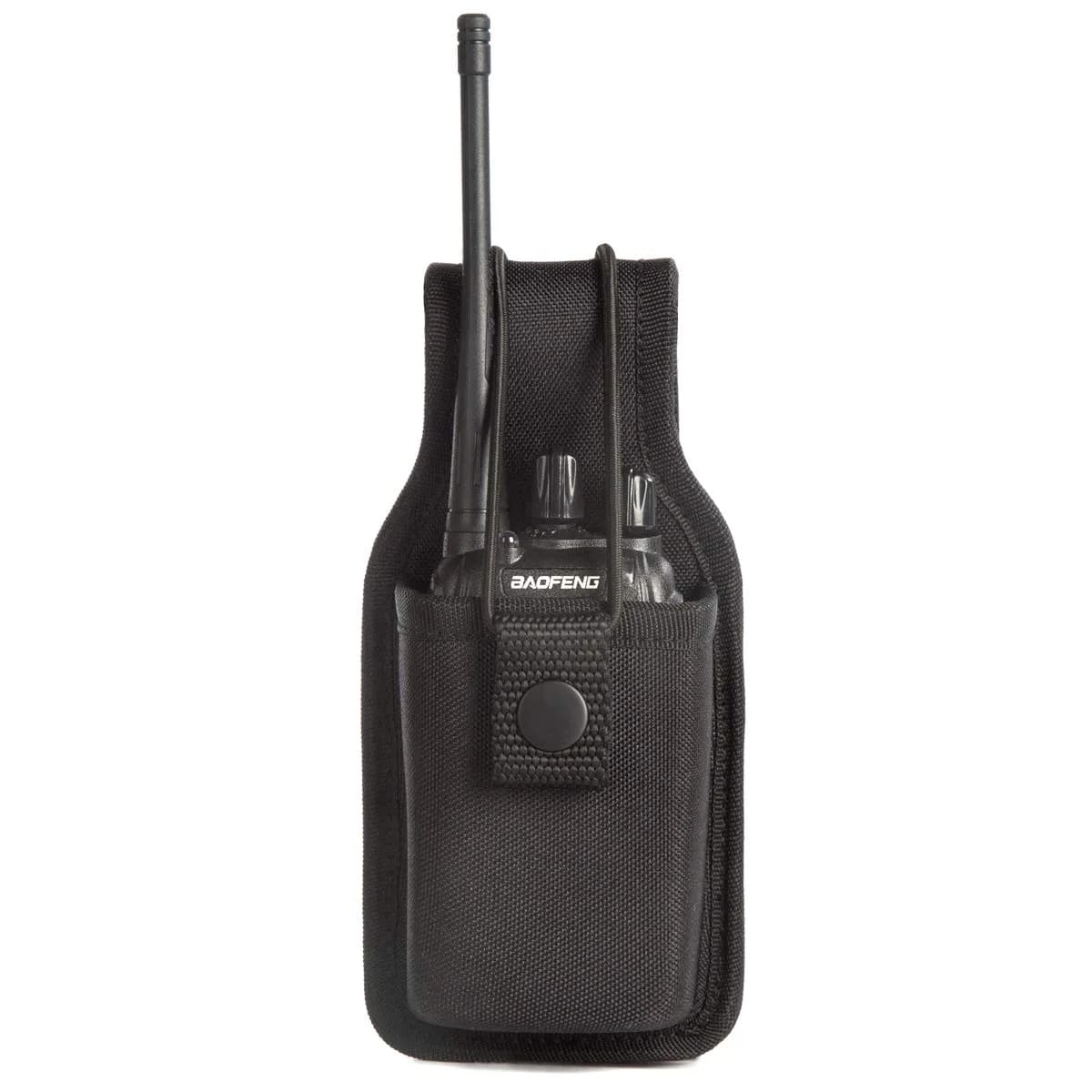 LUITON Nylon Radio Holster Pouch | Fits Most Handheld Radios with Duty Belt Clip - main product image