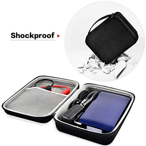 GWCASE Hard EVA Case for Halo Bolt 58830/44400/57720 Jump Starters | Portable Organizer with Mesh Pocket thumbnail 5