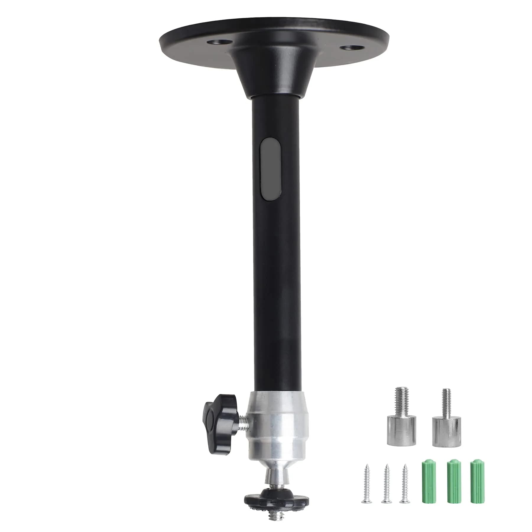 YiePhiot Black Mini Projector Mount Stand 175mm (6.89 inches) | Secure Ceiling/Wall Mount for Mini Projectors