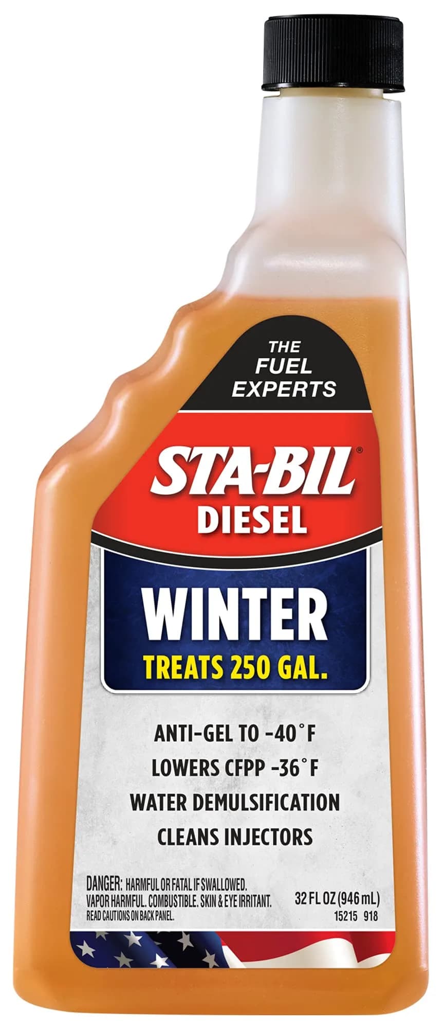 STA-BIL Diesel Winter Anti-Gel Fuel Treatment 20 fl. oz | Prevents Fuel Gelling to -40°F — 32 Fl Oz