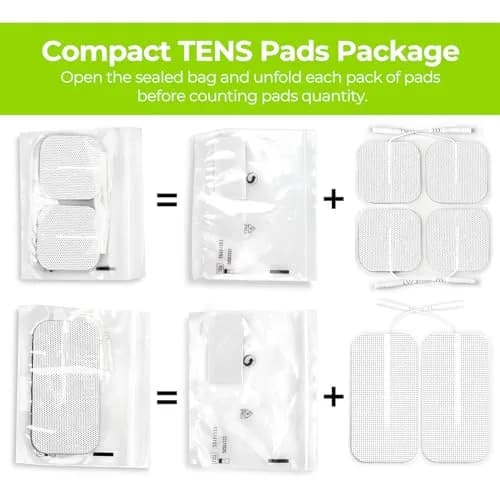 AUVON Dual Channel TENS Unit Muscle Stimulator Machine for Pain Relief, 16 Piece Set | Drug-Free Pain Management thumbnail 7