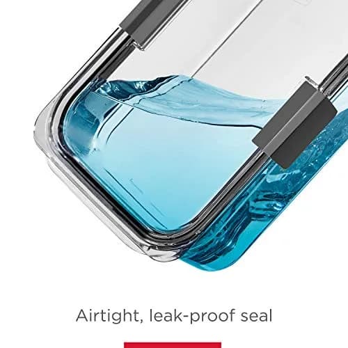Rubbermaid Brilliance Food Storage Containers 14 Piece Set | Airtight & Leak-Proof Plastic Containers with Lids thumbnail 4