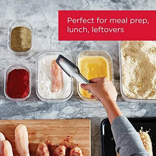 Rubbermaid Brilliance Food Storage Containers 14 Piece Set | Airtight & Leak-Proof Plastic Containers with Lids thumbnail 3