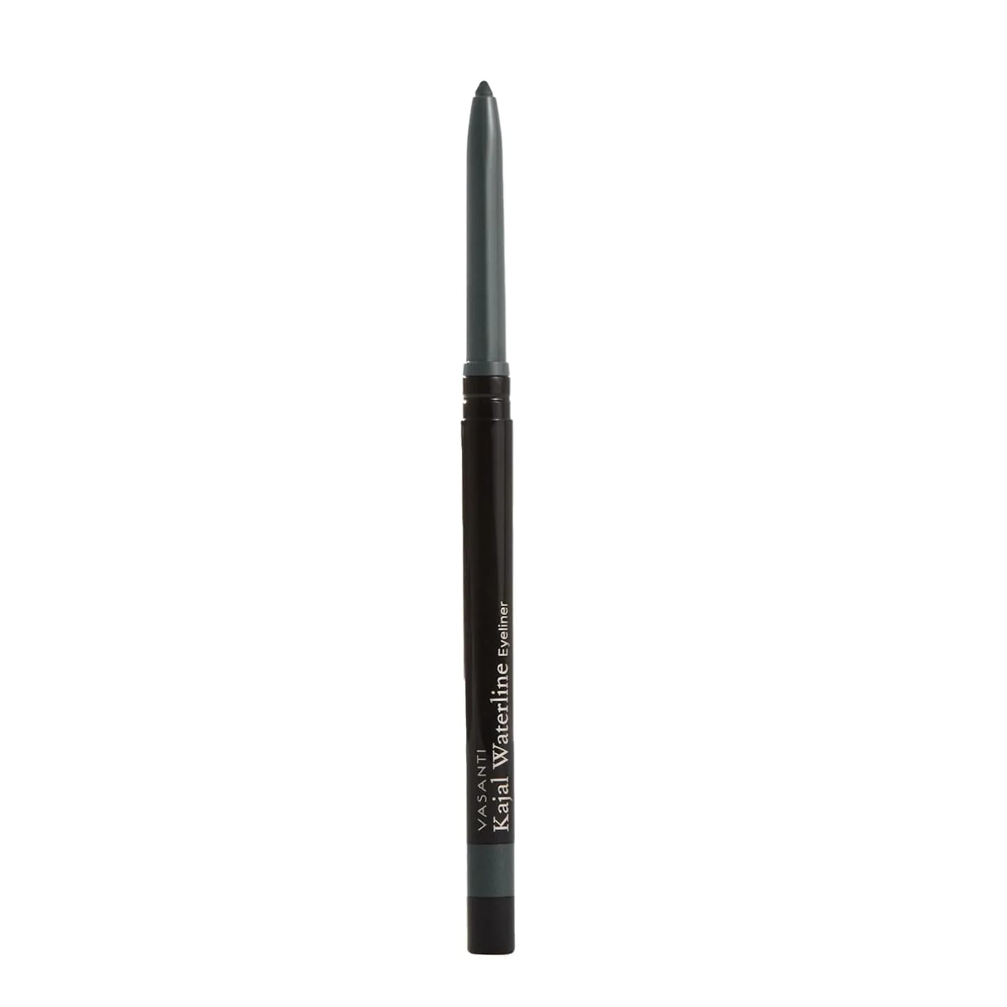 VASANTI Kajal Waterline Eyeliner Intense Black | Long-Lasting, Blendable Eye Liner Pencil for Sensitive Eyes (0.02 lbs) — Slate Grey