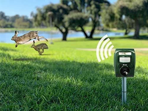 Broox Solar Animal Repellent Ultrasonic Pest Repeller with Motion Detection & LED Flashing Light | 11.5cm (4.5in) Width thumbnail 7