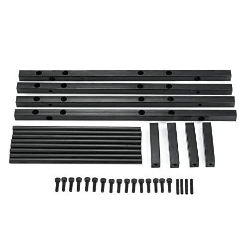 Benedict Harry RC Car Alloy Tire Rack/Wheel Rack for 1/10 1.9'' & 2.2'' Rims & Tires, Black thumbnail 3