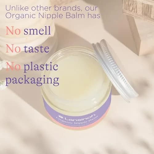 Lansinoh Organic Nipple Butter, 56g (2 oz) | USDA Certified Organic, Safe for Baby, Hypoallergenic thumbnail 4