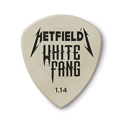 Jim Dunlop White Fang Hetfield Custom Flow Pick 1.14mm 6-Pack | USA Import for Precision Playing thumbnail 1