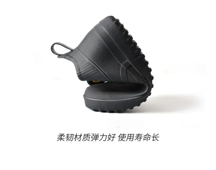 jessie Men Rain Boots Waterproof Slip On Ankle Boots 9 | Non-Slip Rubber Rain Booties thumbnail 13