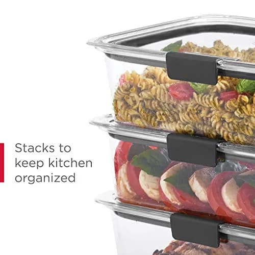 Rubbermaid Brilliance BPA-Free Airtight Food Storage Containers 24-Piece Set | 23 Cup Total Capacity thumbnail 6