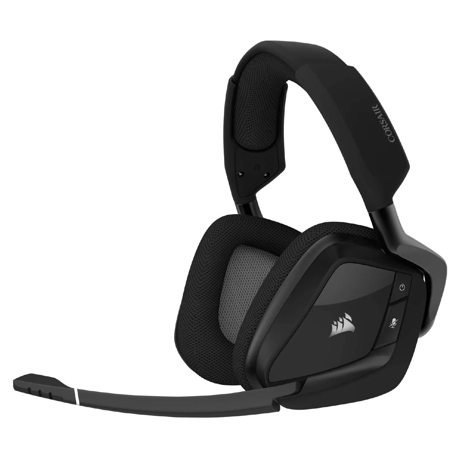 Corsair Void RGB Elite Wireless Gaming Headset – 7.1 Surround Sound – 16-Hour Battery – PC, Mac, PS5, PS4 – White — One Size / RGB Wireless