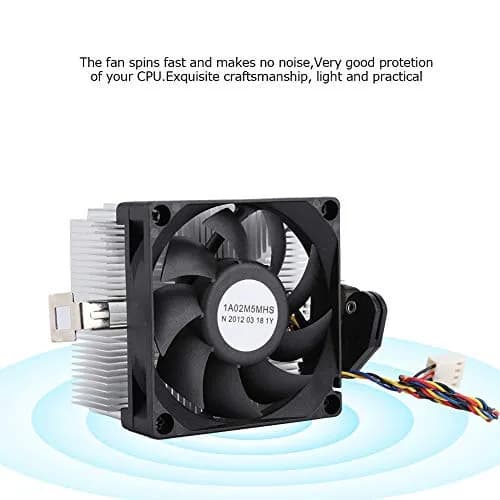 VBESTLIFE 12V CPU Cooling Fan with Aluminum Heatsink 2200RPM | Silent High-Speed Fan for PC thumbnail 11