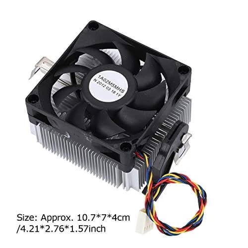 VBESTLIFE 12V CPU Cooling Fan with Aluminum Heatsink 2200RPM | Silent High-Speed Fan for PC thumbnail 13