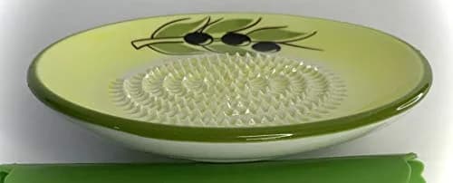BonCera Premium Ceramic Garlic Grater Plate Set - Yellow Olive | Safe, Durable & Versatile thumbnail 6