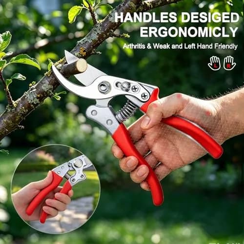 Kynup Heavy Duty Pruning Shears with SK5 Japanese Steel | 2.5 cm (1 inch) Cutting Capacity thumbnail 5